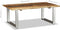 vidaXL - Salontafel - 100x60x38 - cm - massief - gerecycled - hout