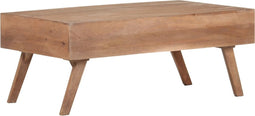 vidaXL - Salontafel - 100x60x40 - cm - massief - mangohout