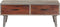 vidaXL - Salontafel - 100x60x40 - cm - massief - ruw - mangohout - grijs