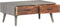 vidaXL - Salontafel - 100x60x40 - cm - massief - ruw - mangohout - grijs