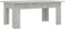 vidaXL - Salontafel - 100x60x42 - cm - bewerkt - hout - betongrijs
