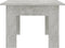 vidaXL - Salontafel - 100x60x42 - cm - bewerkt - hout - betongrijs