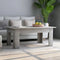 vidaXL - Salontafel - 100x60x42 - cm - bewerkt - hout - bruin - eikenkleur