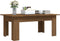 vidaXL - Salontafel - 100x60x42 - cm - bewerkt - hout - bruin - eikenkleur