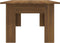 vidaXL - Salontafel - 100x60x42 - cm - bewerkt - hout - bruin - eikenkleur