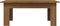 vidaXL - Salontafel - 100x60x42 - cm - bewerkt - hout - bruin - eikenkleur