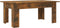 vidaXL - Salontafel - 100x60x42 - cm - bewerkt - hout - gerookt - eikenkleurig