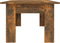 vidaXL - Salontafel - 100x60x42 - cm - bewerkt - hout - gerookt - eikenkleurig