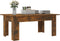 vidaXL - Salontafel - 100x60x42 - cm - bewerkt - hout - gerookt - eikenkleurig