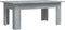 vidaXL - Salontafel - 100x60x42 - cm - bewerkt - hout - grijs - sonoma - eikenkleurig