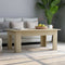 vidaXL - Salontafel - 100x60x42 - cm - bewerkt - hout - sonoma - eikenkleurig