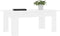 vidaXL - Salontafel - 100x60x42 - cm - bewerkt - hout - wit