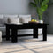 vidaXL - Salontafel - 100x60x42 - cm - bewerkt - hout - zwart