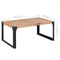 vidaXL - Salontafel - 100x60x45 - cm - massief - acaciahout
