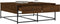 vidaXL - Salontafel - 100x99x40 - cm - bewerkt - hout - bruin - eikenkleur