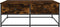 vidaXL - Salontafel - 100x99x40 - cm - bewerkt - hout - gerookt - eikenkleurig