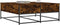 vidaXL - Salontafel - 100x99x40 - cm - bewerkt - hout - gerookt - eikenkleurig