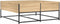 vidaXL - Salontafel - 100x99x40 - cm - bewerkt - hout - sonoma - eikenkleurig
