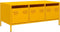 vidaXL - Salontafel - 101,5x50x43,5 - cm - koudgewalst - staal - mosterdgeel