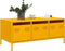 vidaXL - Salontafel - 101,5x50x43,5 - cm - koudgewalst - staal - mosterdgeel