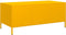 vidaXL - Salontafel - 101,5x50x43,5 - cm - koudgewalst - staal - mosterdgeel