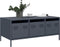 vidaXL - Salontafel - 101,5x50x43,5 - cm - koudgewalst - staal - antracietkleurig