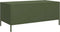 vidaXL - Salontafel - 101,5x50x43,5 - cm - koudgewalst - staal - olijfgroen
