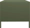 vidaXL - Salontafel - 101,5x50x43,5 - cm - koudgewalst - staal - olijfgroen