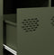 vidaXL - Salontafel - 101,5x50x43,5 - cm - koudgewalst - staal - olijfgroen