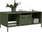 vidaXL - Salontafel - 101,5x50x43,5 - cm - koudgewalst - staal - olijfgroen