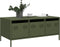 vidaXL - Salontafel - 101,5x50x43,5 - cm - koudgewalst - staal - olijfgroen