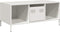 vidaXL - Salontafel - 101,5x50x43,5 - cm - koudgewalst - staal - wit