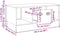 vidaXL - Salontafel - 101,5x50x43,5 - cm - koudgewalst - staal - wit