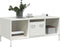 vidaXL - Salontafel - 101,5x50x43,5 - cm - koudgewalst - staal - wit