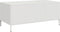 vidaXL - Salontafel - 101,5x50x43,5 - cm - koudgewalst - staal - wit