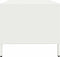 vidaXL - Salontafel - 101,5x50x43,5 - cm - koudgewalst - staal - wit