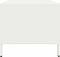 vidaXL - Salontafel - 101,5x50x43,5 - cm - koudgewalst - staal - wit