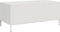 vidaXL - Salontafel - 101,5x50x43,5 - cm - koudgewalst - staal - wit