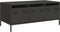 vidaXL - Salontafel - 101,5x50x43,5 - cm - koudgewalst - staal - zwart