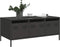 vidaXL - Salontafel - 101,5x50x43,5 - cm - koudgewalst - staal - zwart