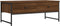 vidaXL - Salontafel - 101x49x39,5 - cm - bewerkt - hout - bruin - eikenkleur