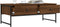 vidaXL - Salontafel - 101x49x39,5 - cm - bewerkt - hout - bruin - eikenkleur