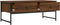 vidaXL - Salontafel - 101x49x39,5 - cm - bewerkt - hout - bruin - eikenkleur