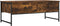 vidaXL - Salontafel - 101x49x39,5 - cm - bewerkt - hout - gerookt - eikenkleurig