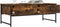 vidaXL - Salontafel - 101x49x39,5 - cm - bewerkt - hout - gerookt - eikenkleurig