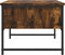 vidaXL - Salontafel - 101x49x39,5 - cm - bewerkt - hout - gerookt - eikenkleurig