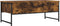 vidaXL - Salontafel - 101x49x39,5 - cm - bewerkt - hout - gerookt - eikenkleurig
