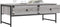 vidaXL - Salontafel - 101x49x39,5 - cm - bewerkt - hout - grijs - sonoma - eikenkleur