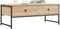 vidaXL - Salontafel - 101x49x39,5 - cm - bewerkt - hout - sonoma - eikenkleurig