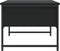 vidaXL - Salontafel - 101x49x39,5 - cm - bewerkt - hout - zwart